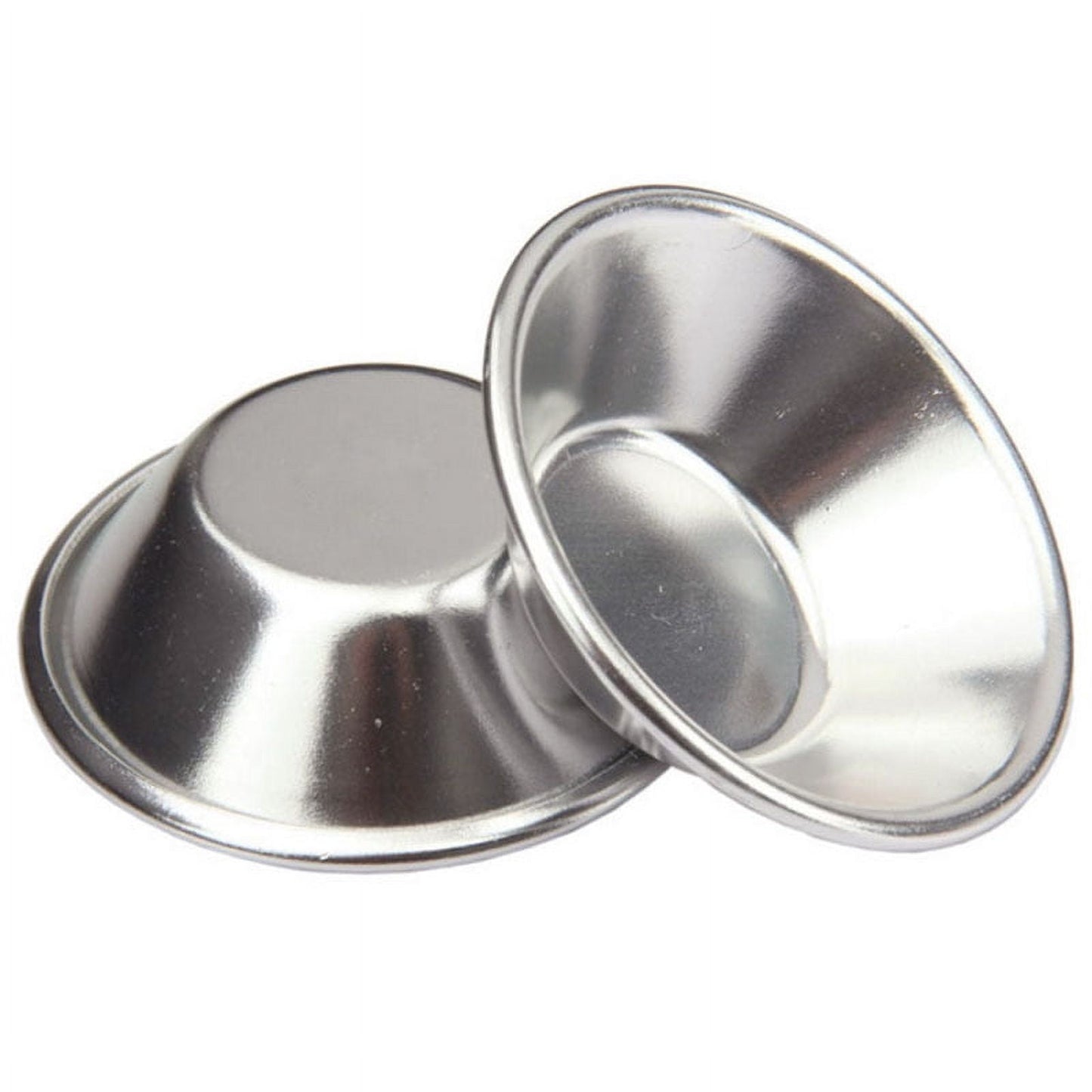 25 Pack Egg Tart Molds Tiny Pie Tartlets Dessert Mold Pans Tin Puto Cup Bakeware Muffin Cupcake Cake Cookie Mold Baking Tool, Round Resuable Nonstick