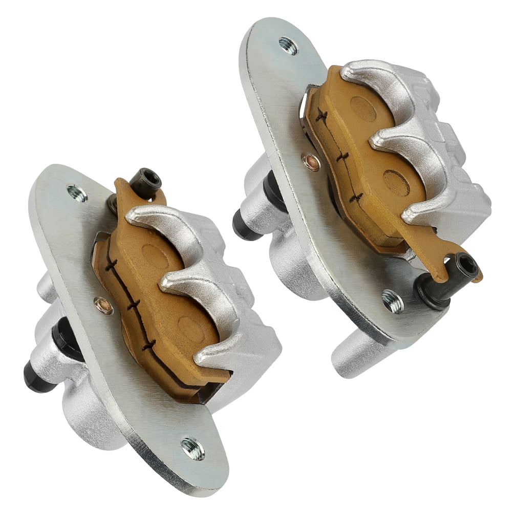 MATI Rear Left Right Brake Calipers Pads for Yamaha Rhino 700 YXR700 Viking 700 YXM700 YXC700 Wolverine YXE70 YXF85