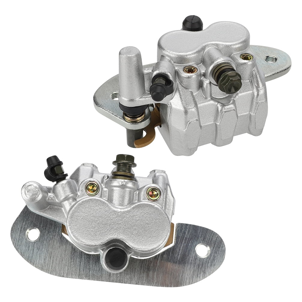 MATI Rear Left Right Brake Calipers Pads for Yamaha Rhino 700 YXR700 Viking 700 YXM700 YXC700 Wolverine YXE70 YXF85
