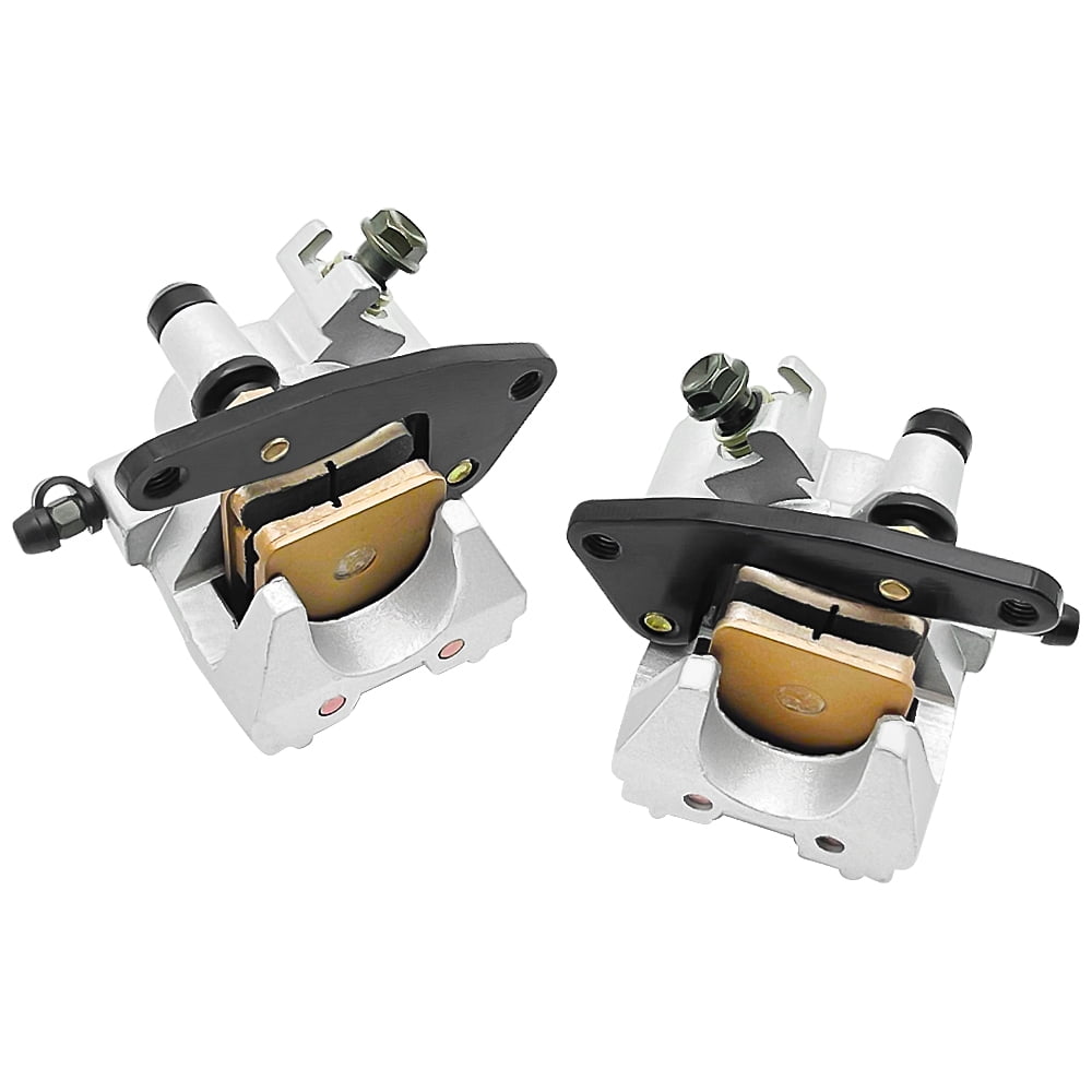 M MATI Front Brake Calipers with Pads for Yamaha ATV Big Bear 400 YFM400 YFM400F 2000-2012