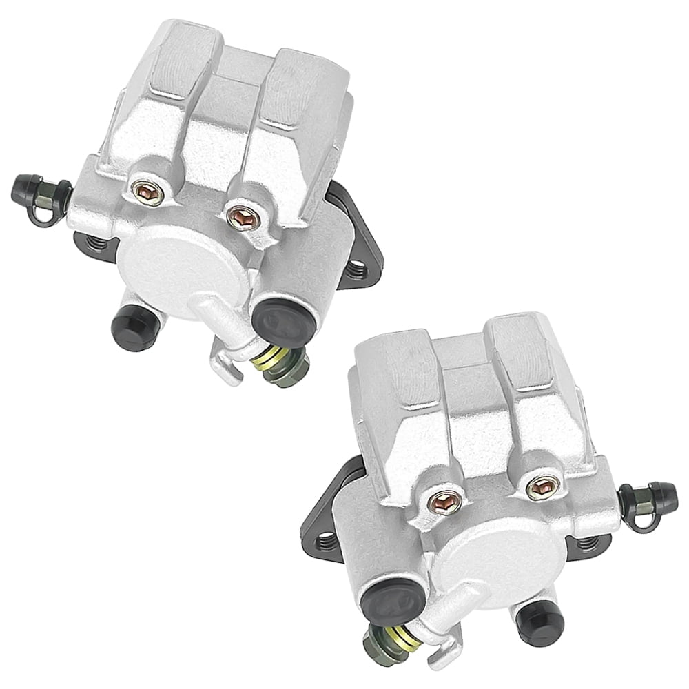 M MATI Front Brake Calipers with Pads for Yamaha ATV Big Bear 400 YFM400 YFM400F 2000-2012