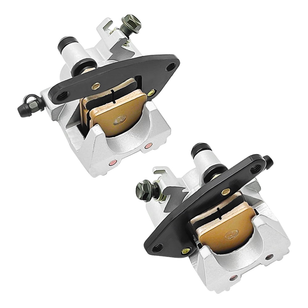 M MATI Front Brake Calipers with Pads for Yamaha ATV Big Bear 400 YFM400 YFM400F 2000-2012