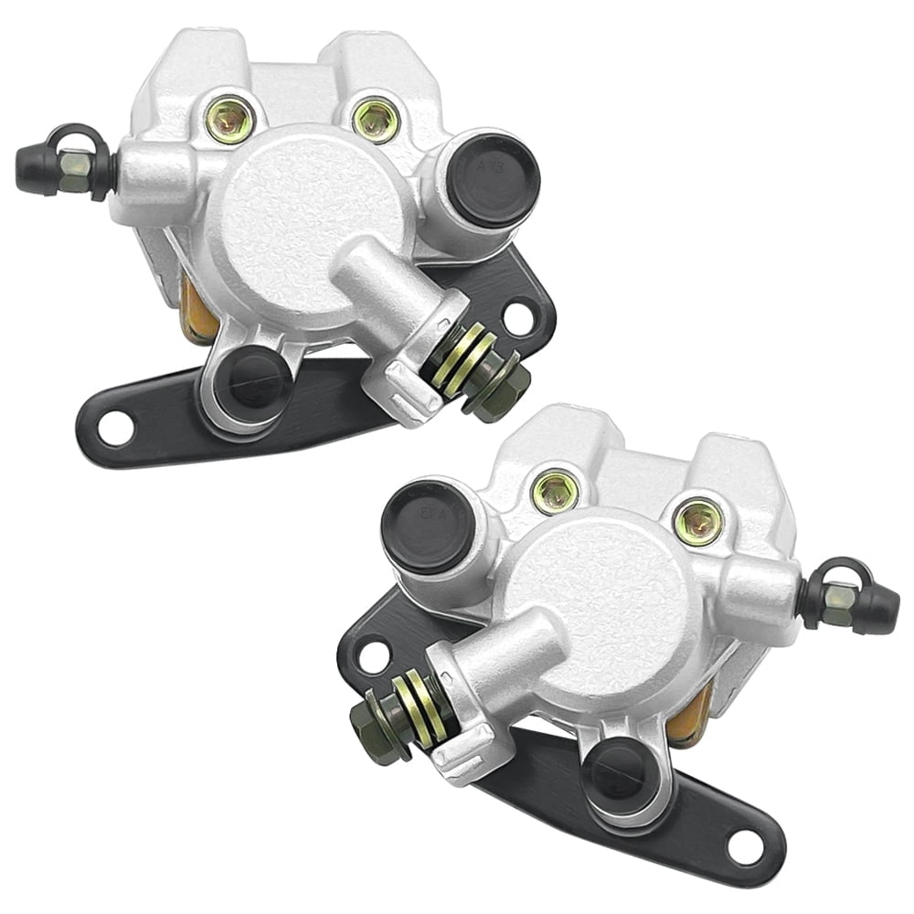M MATI Front Brake Calipers with Pads for Yamaha ATV Big Bear 400 YFM400 YFM400F 2000-2012