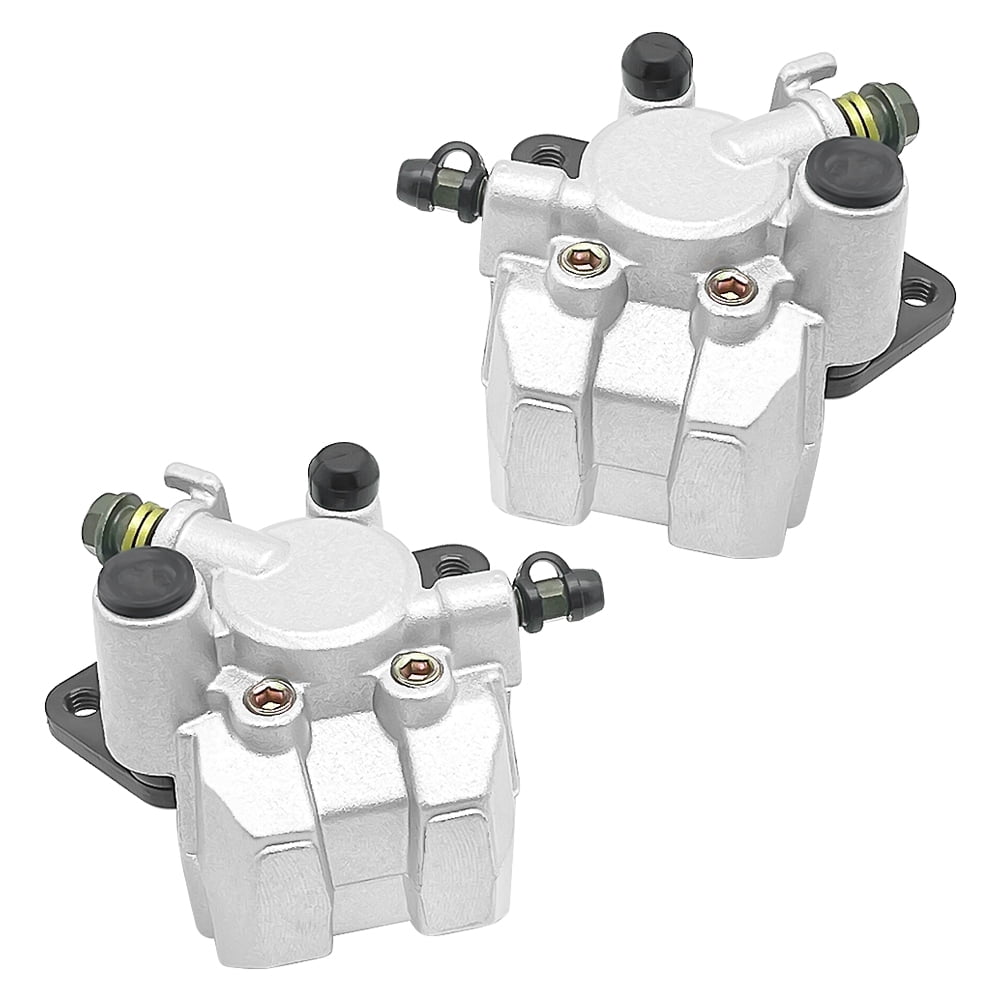 M MATI Front Brake Calipers with Pads for Yamaha ATV Big Bear 400 YFM400 YFM400F 2000-2012