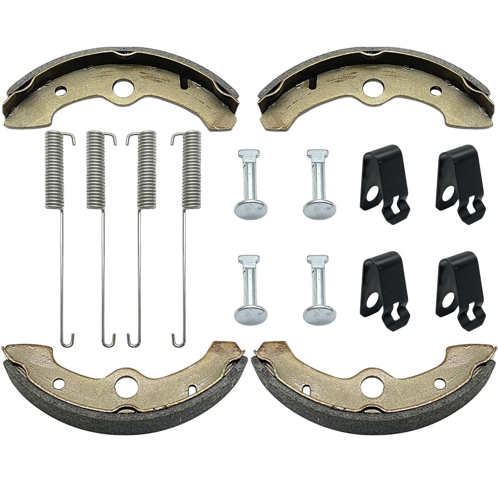 M MATI Front Brake Shoes Springs Pins for Yamaha Big Bear 350 Kodiak 400 YFM350 YFM400 1989-1998