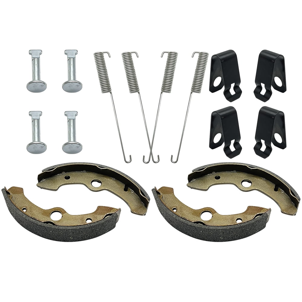 M MATI Front Brake Shoes Springs Pins for Yamaha Big Bear 350 Kodiak 400 YFM350 YFM400 1989-1998