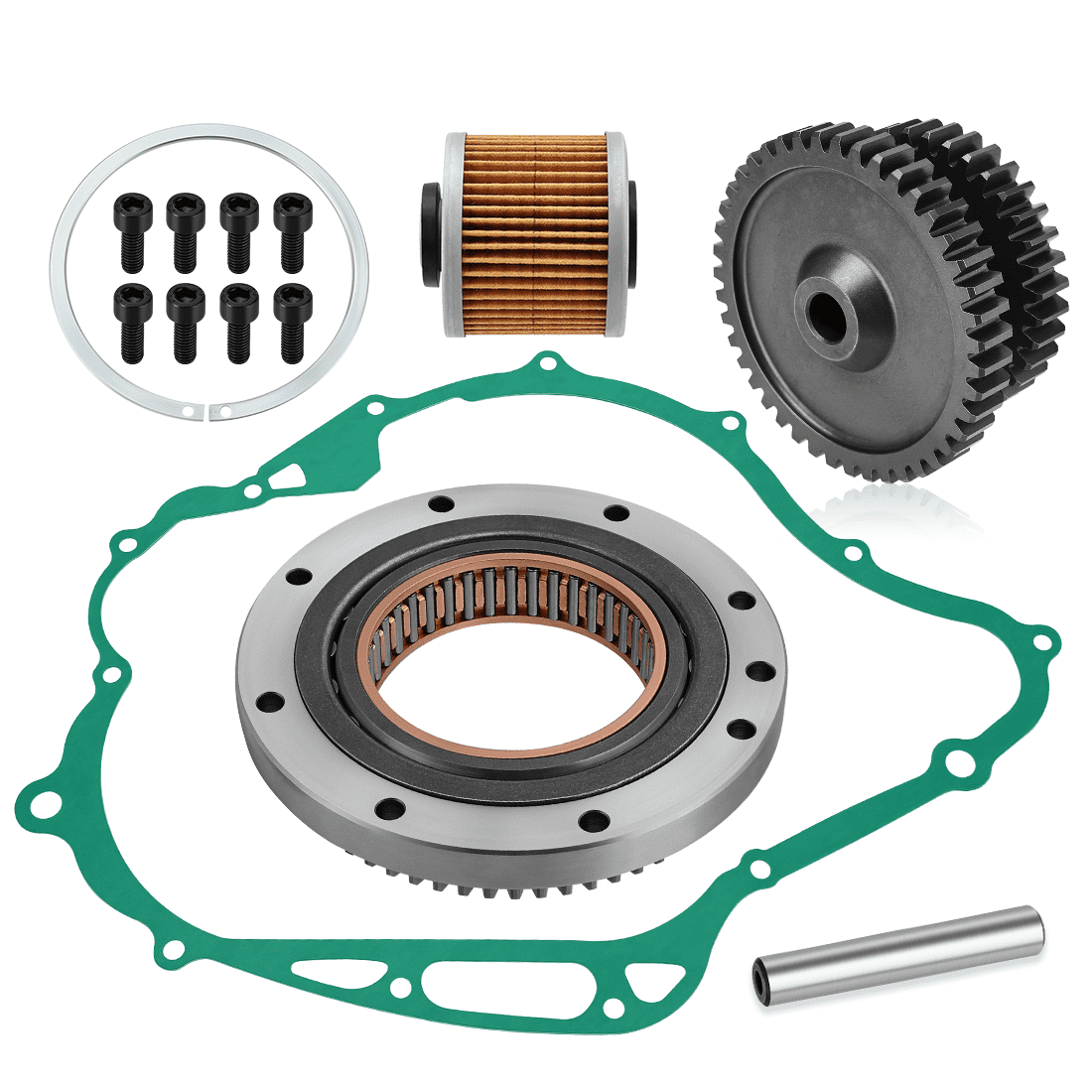 Starter Clutch Idler Gear Shaft Gasket for Yamaha V-Star 1100 XVS1100 Custom Classic Silverado 1999-2009