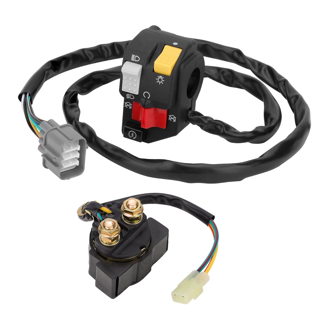 M MATI Handlebar Starter Relay Switch for Honda Rancher 350 TRX350TM TRX350FM 2000-2005 Manual Shift