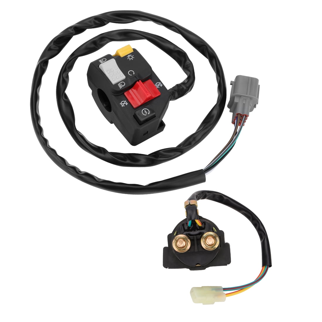 M MATI Handlebar Starter Relay Switch for Honda Rancher 350 TRX350TM TRX350FM 2000-2005 Manual Shift