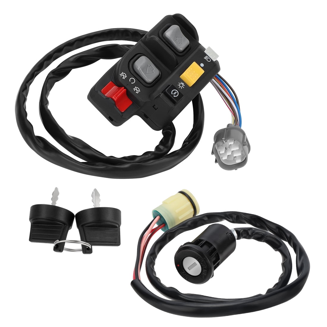 M MATI Handlebar Key Switch for Honda Rancher 350 ES Rancher 400 Foreman 500 ES Rincon 650 680