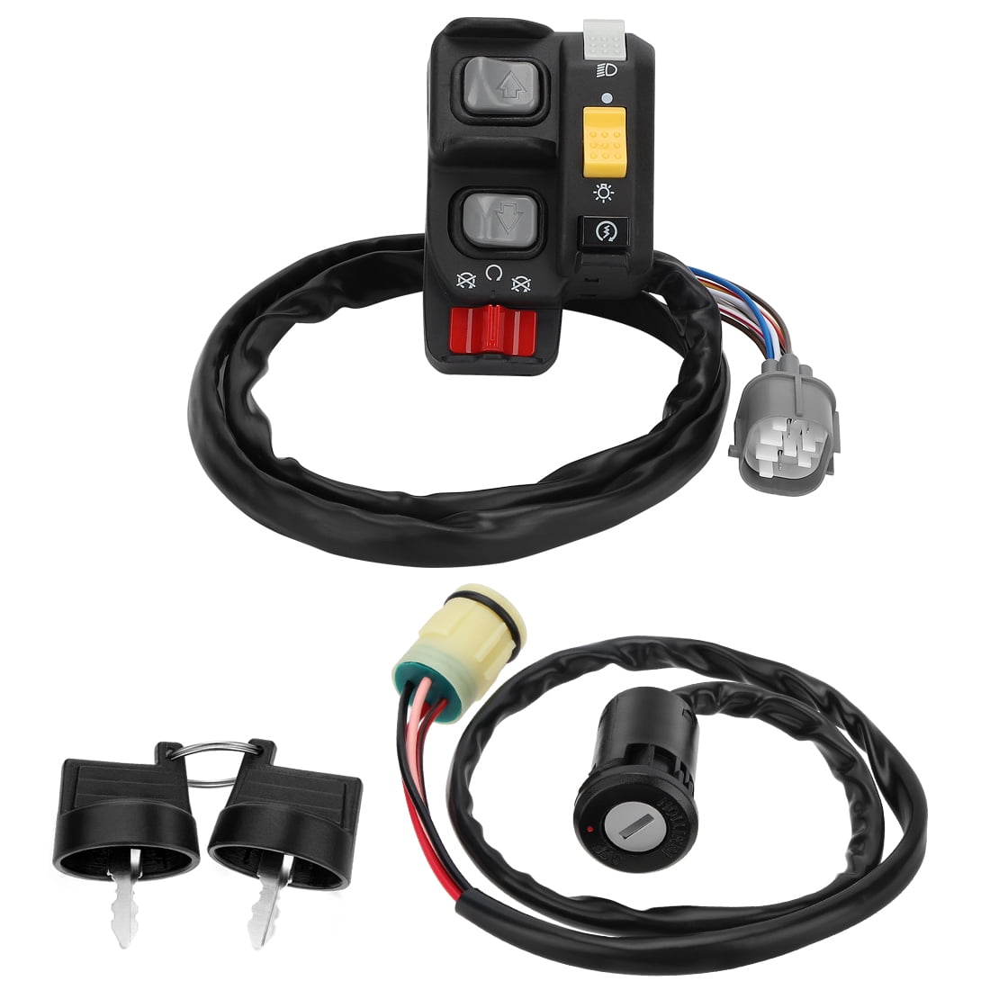 M MATI Handlebar Key Switch for Honda Rancher 350 ES Rancher 400 Foreman 500 ES Rincon 650 680