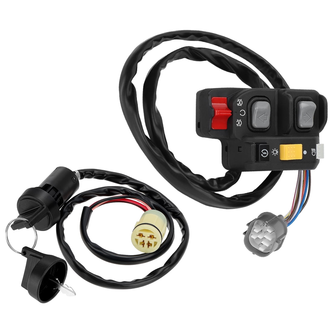M MATI Handlebar Key Switch for Honda Rancher 350 ES Rancher 400 Foreman 500 ES Rincon 650 680