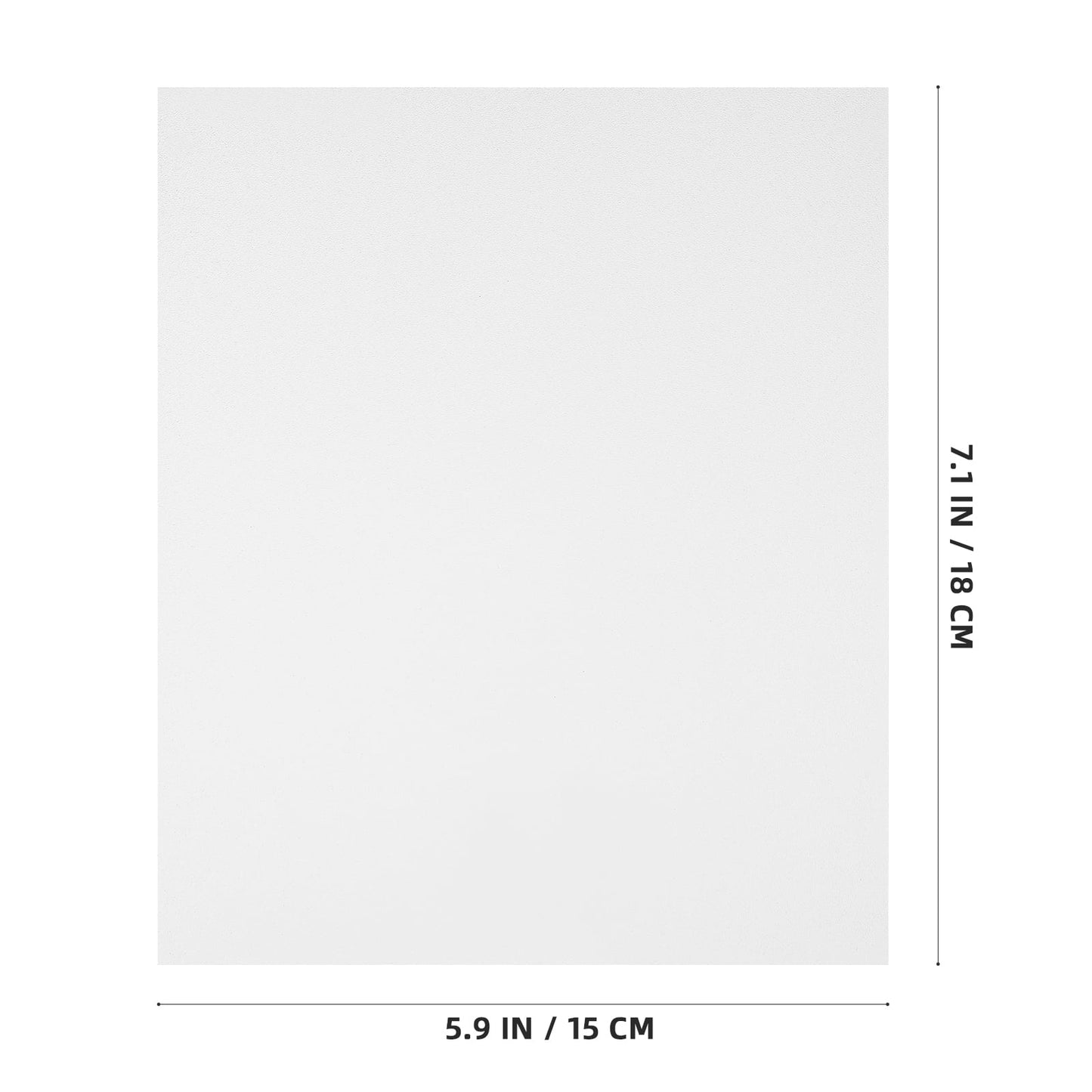 Ortofally 12pcs Blank Transparent Stencil DIY Square Template Blank Stencil Material for Home Shop Size 1 Transparent
