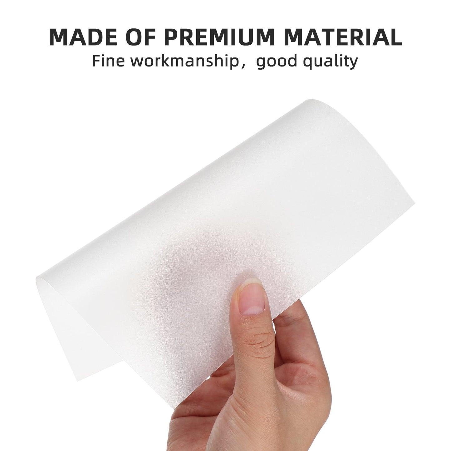 Ortofally 12pcs Blank Transparent Stencil DIY Square Template Blank Stencil Material for Home Shop Size 1 Transparent