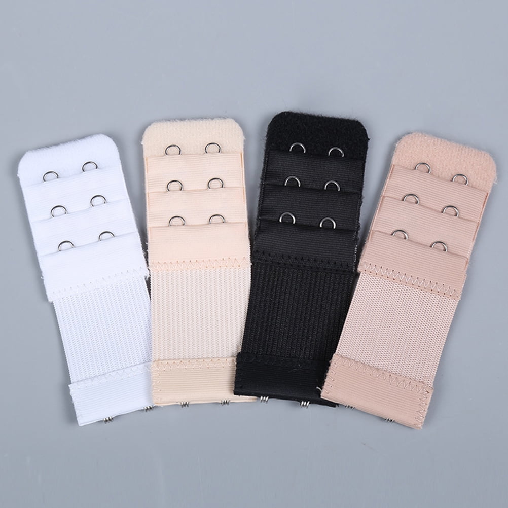 SWETRACE Bra Extension Buckle Polyester 6Pcs 3In Size 3 Beige