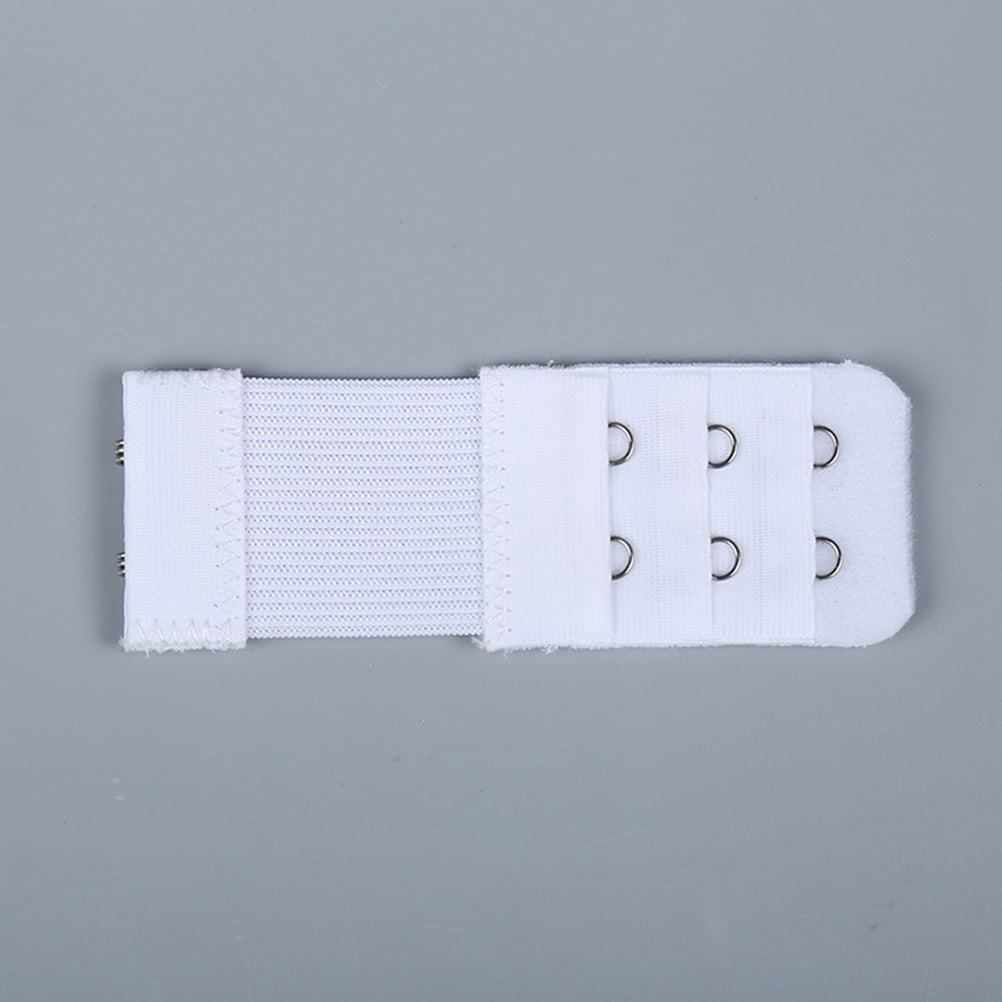 SWETRACE Bra Extension Buckle Polyester 6Pcs 3In Size 4 White