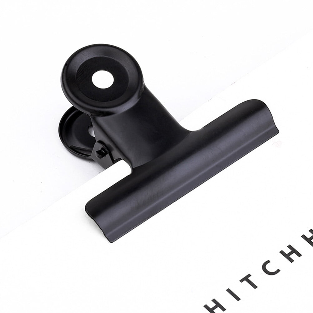 SWETRACE Coating Note Clips Rectangular Document Holding 15Pcs 2In 5*4.7cm Black