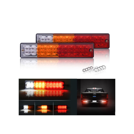 SWETRACE Trailer Taillight HL-F-081 Trailer Tail Light Assorted Color 1 Pair Plastic LED 23.70X5.00X3.10CM Assorted Color