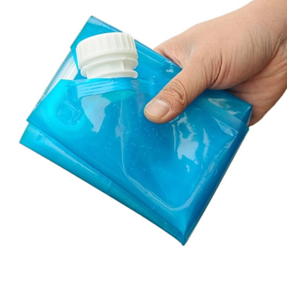 SWETRACE Folding Water Storage Bag Blue Hiking Storage Container 1Pack 40.80X31.00X0.20CM Blue