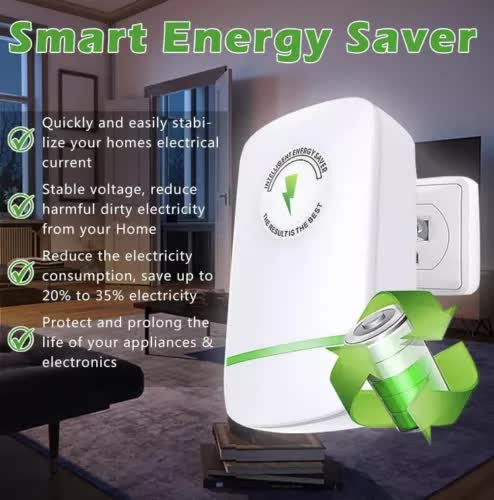 2 x Energy Saving Device New Elon Musk 90V-250V Stop-Watt Energy Saver Household