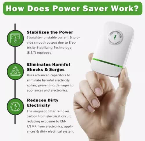 2 x Energy Saving Device New Elon Musk 90V-250V Stop-Watt Energy Saver Household
