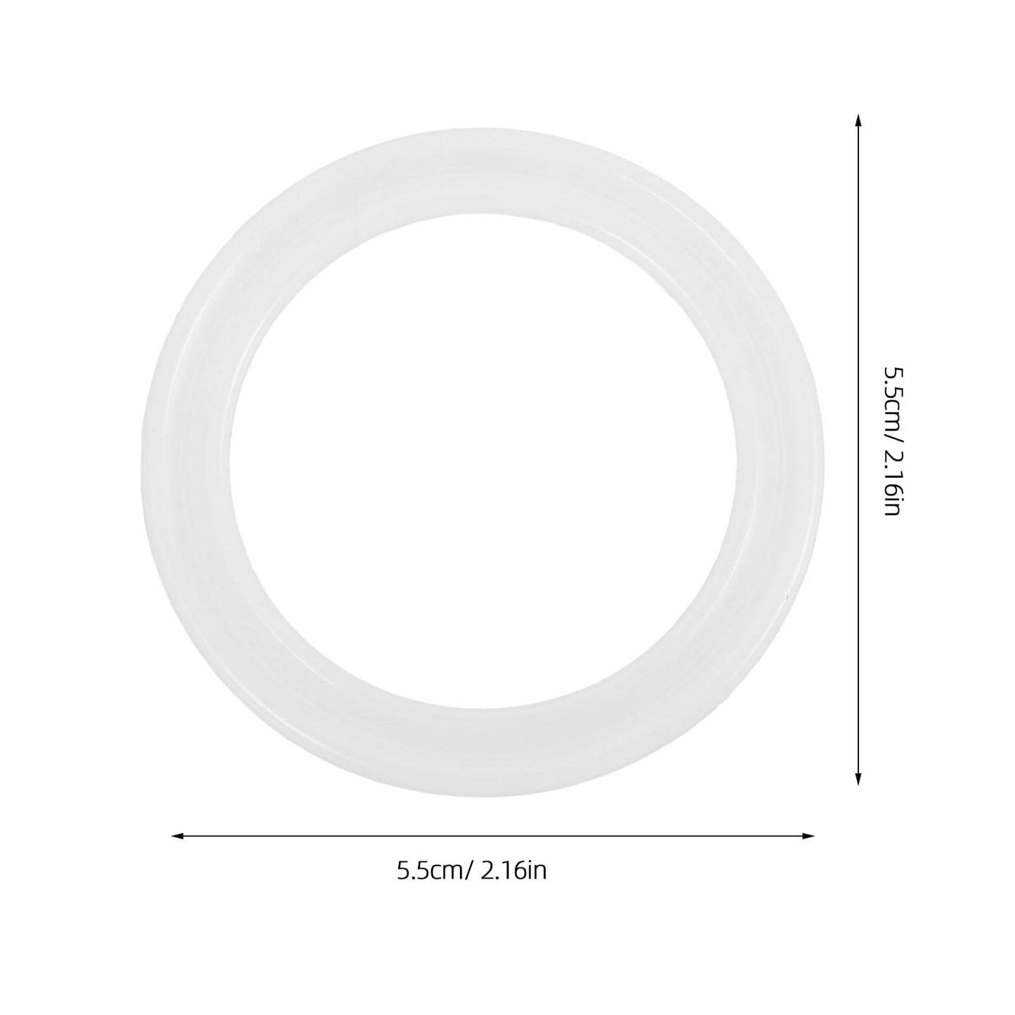 SWETRACE Seal Ring Silicone 4Pcs 2.4X1.8X0.1In