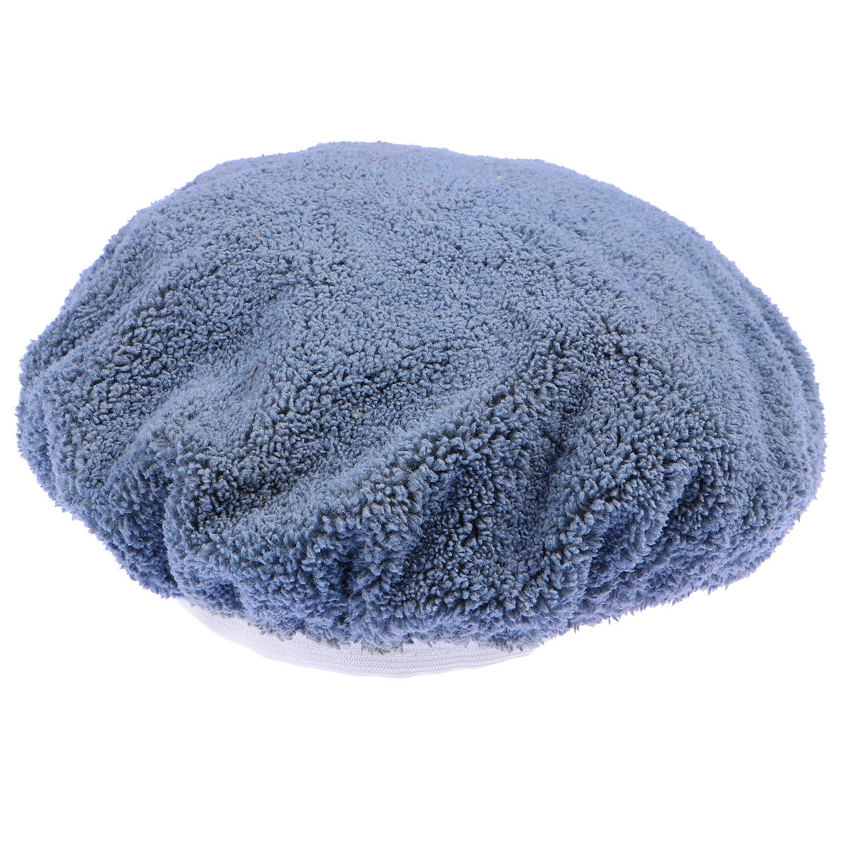 Ortofally 5 PCS Car Polishing Waxing Coral Fleece Bonnets Pads - 9-10 inch (Grey) Grey