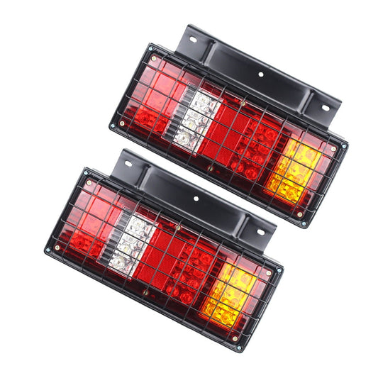 SWETRACE Tail Lights ABS LED For Truck Night Driving 2Pcs 13.4x8.2x0.2In
