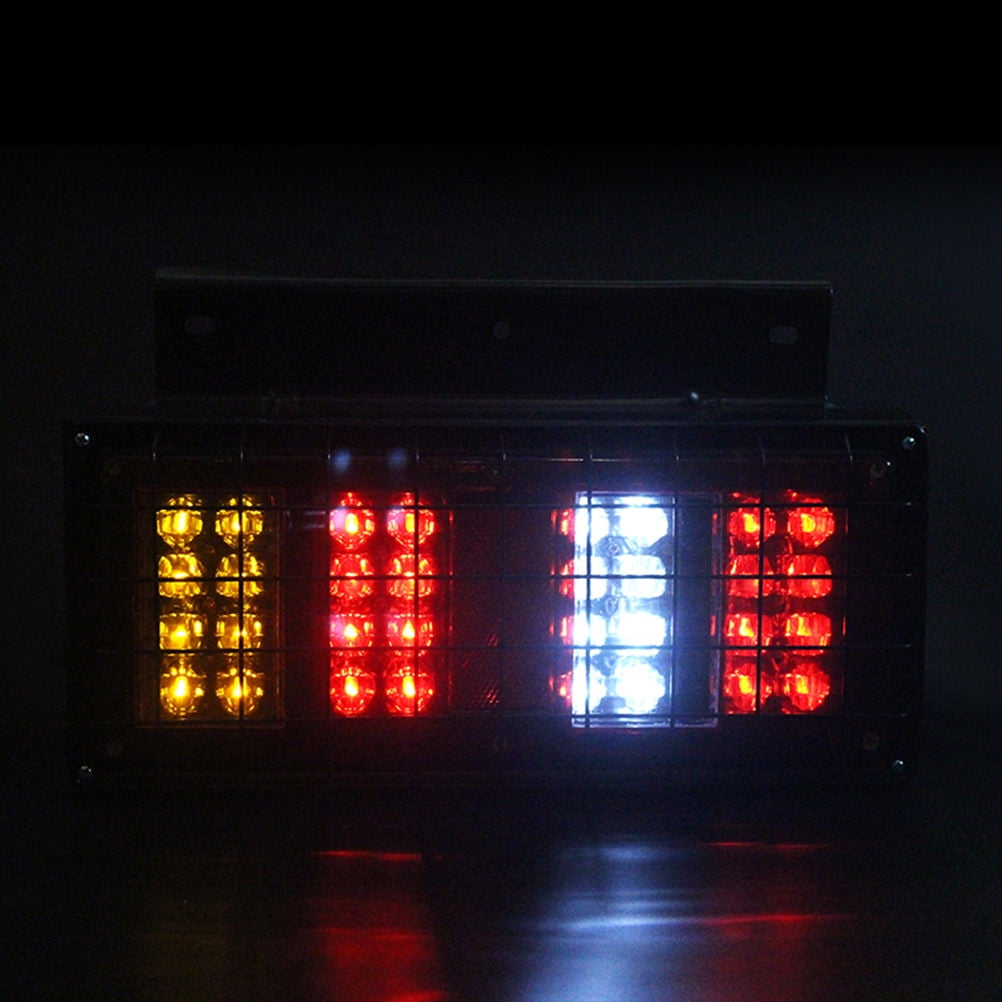 SWETRACE Tail Lights ABS LED For Truck Night Driving 2Pcs 13.4x8.2x0.2In