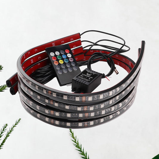 Worgeous Seven Color Acoustic Control Car Chassis Light Vehcicle Atmosphere Lamp Decorative Lamp (60x90cm)