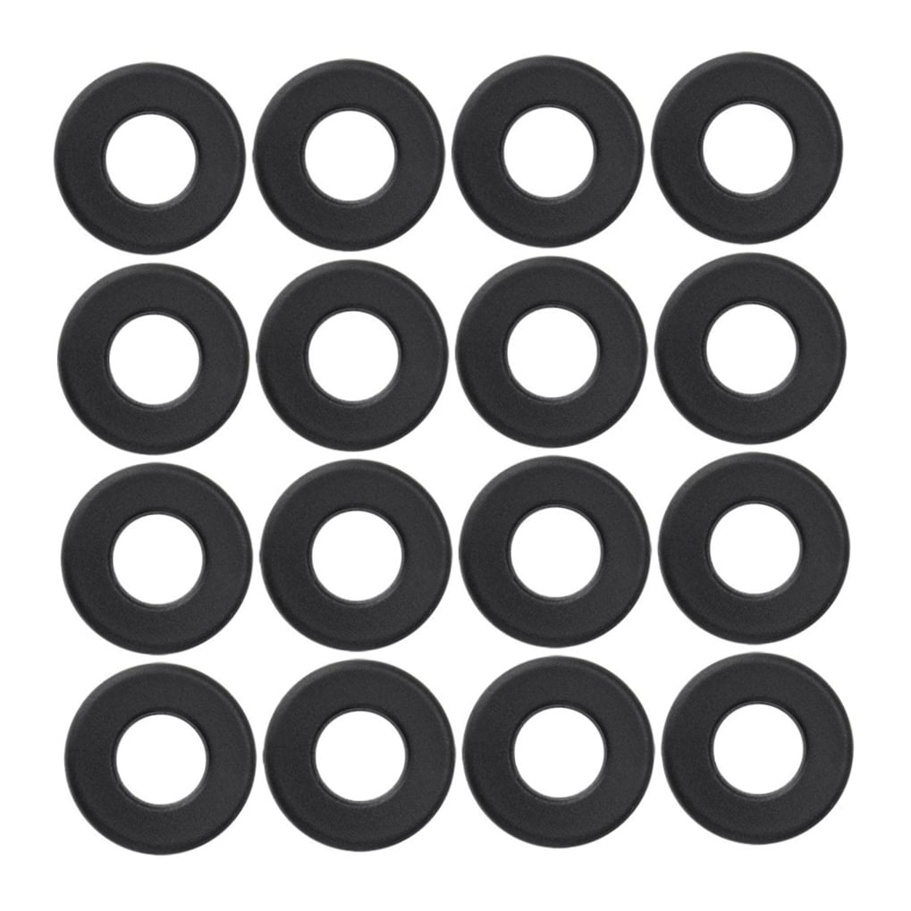 SWETRACE Foosball Tables Equipment 16Pcs 0.66In Black PVC Foosball Table Parts