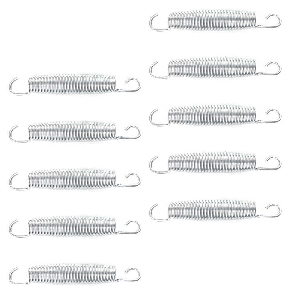 Worgeous 10 Pcs Trampoline Spring Parts Trampolines Rebounder Fitness Silver