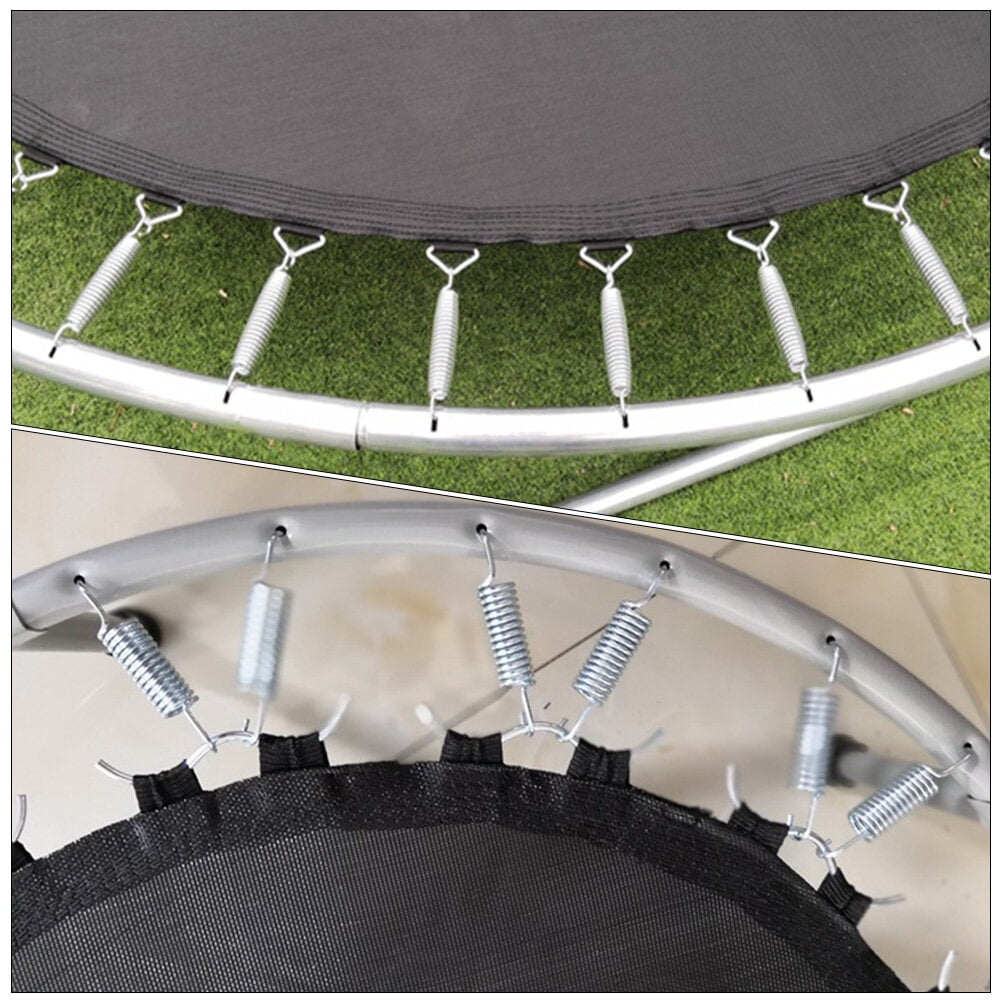 Worgeous 10 Pcs Trampoline Spring Parts Trampolines Rebounder Fitness Silver
