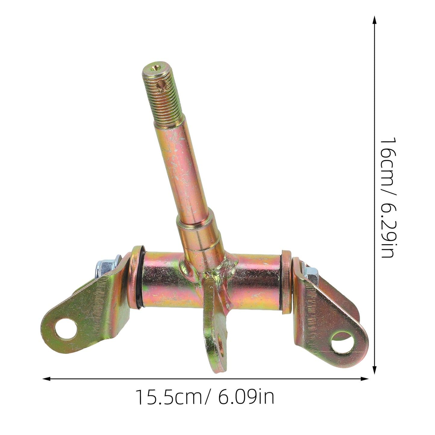 SWETRACE Steering Golden for Four-Wheel Bicycle Vehicle Owners 2Pcs 6.3X6.1X3.7In