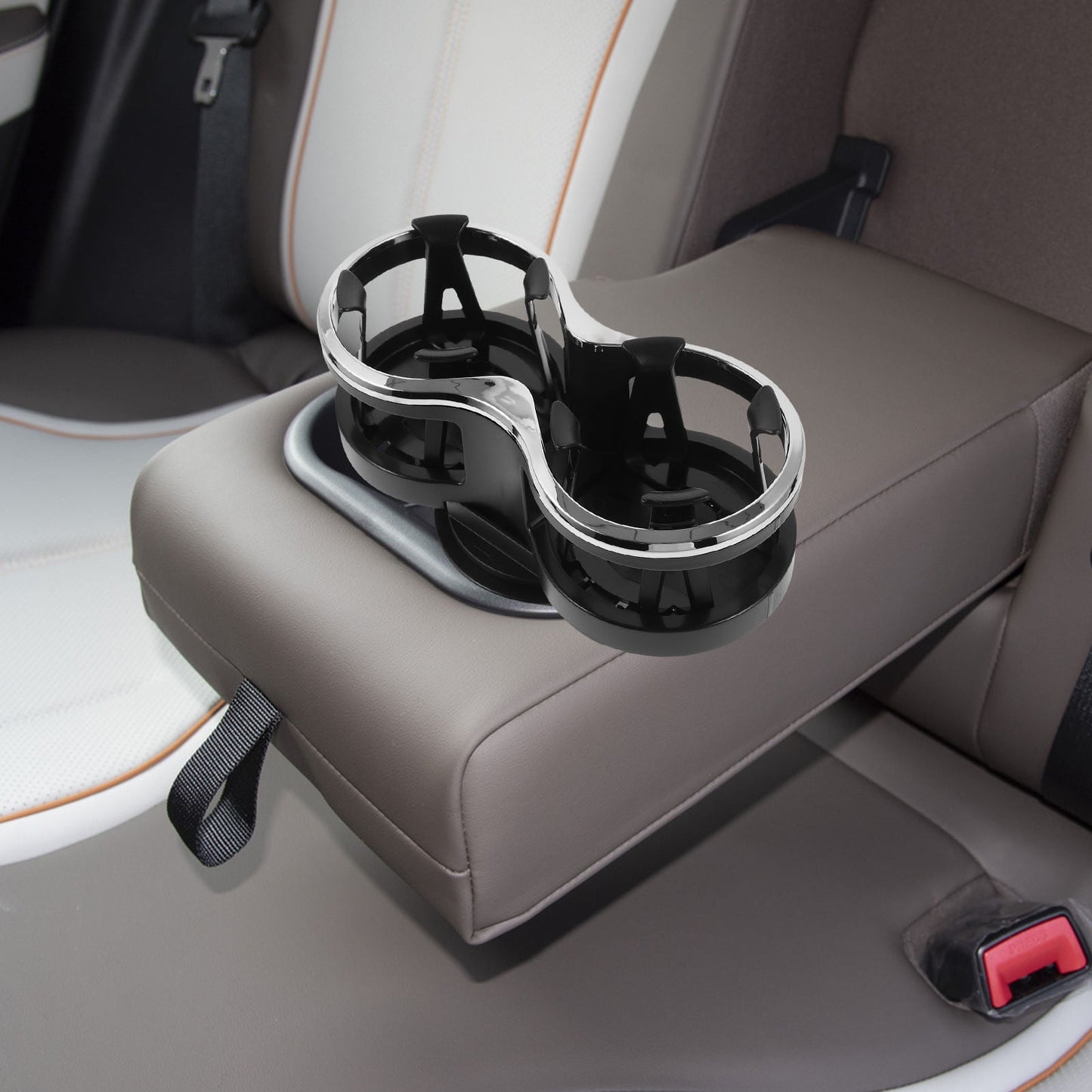 Worgeous Car Cup Holder ABS Dual Hole Drink Holders Automotive Mount Beverage Mug Stand for Vehicle Truck Auto