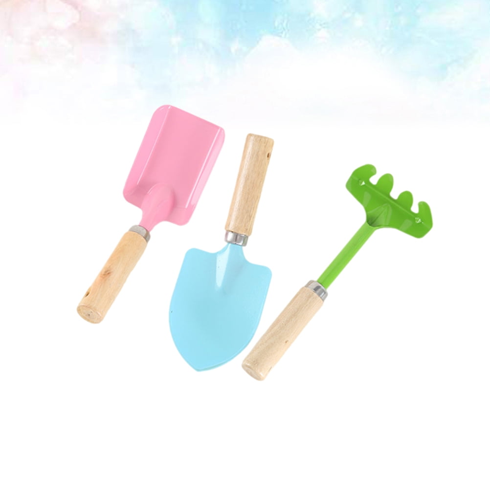SWETRACE kids digging set Garden Tools Set Iron 3Pcs for Gardening Tools