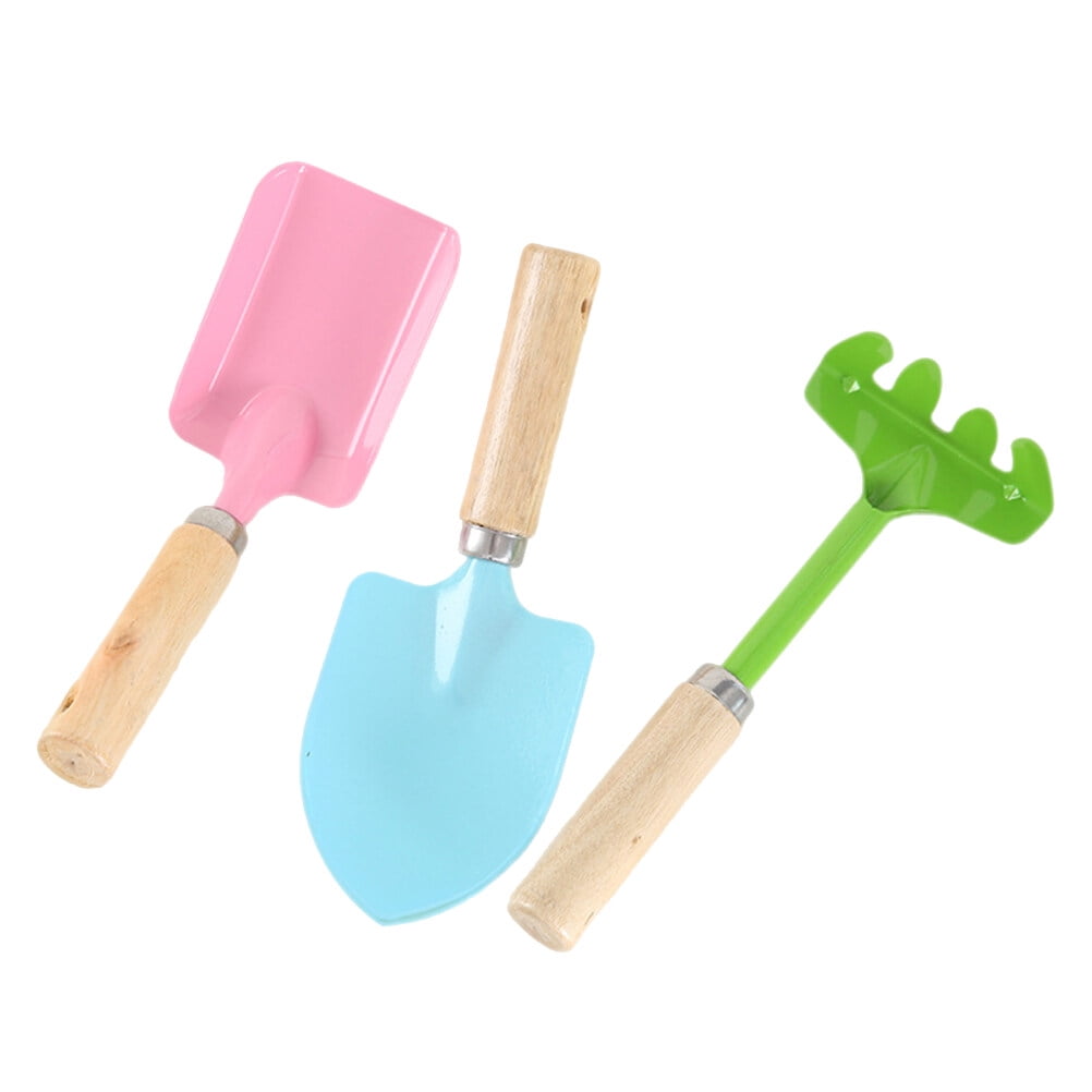 SWETRACE kids digging set Garden Tools Set Iron 3Pcs for Gardening Tools