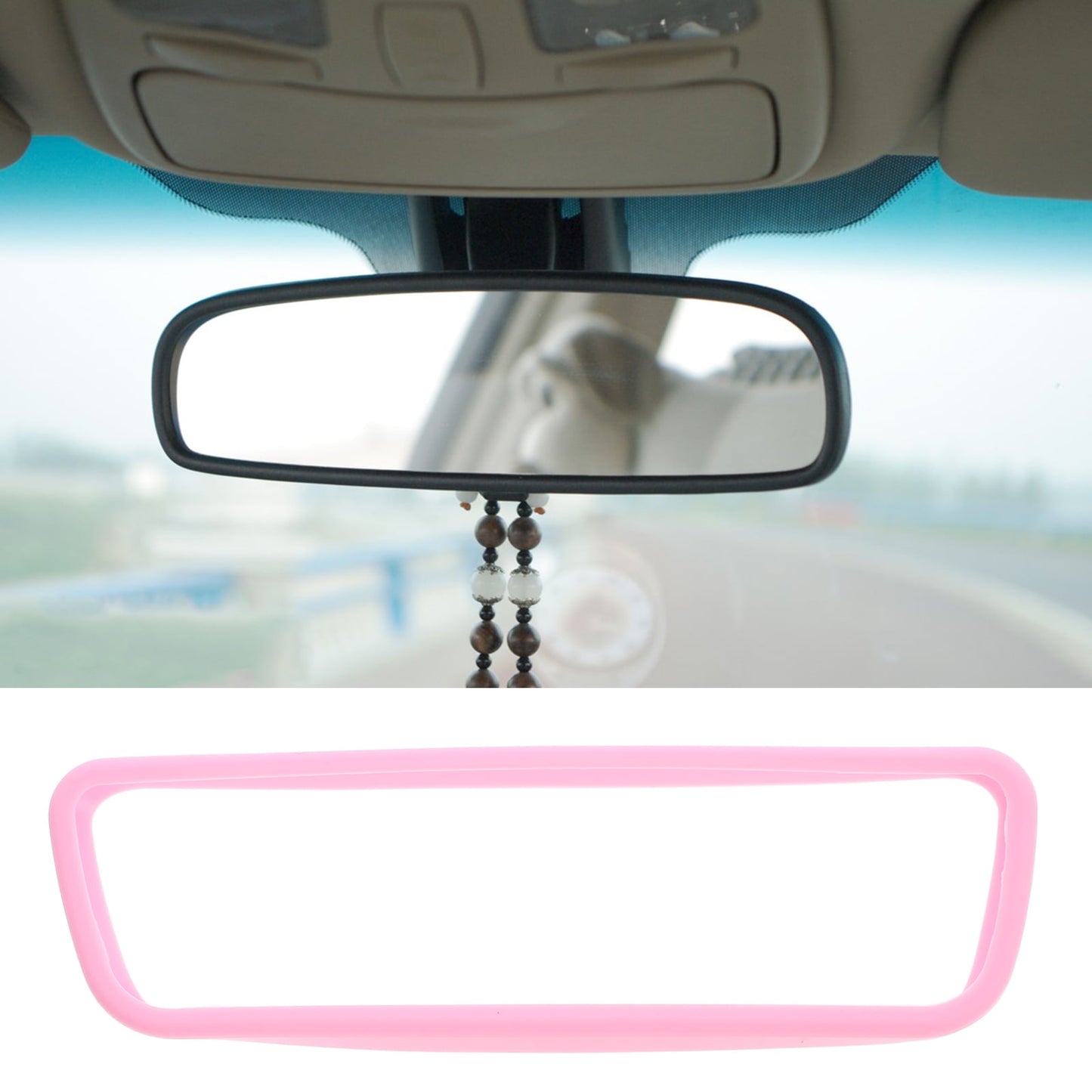 Worgeous Rear View Mirror Protective Cover Car Housing Baby Miss Pink