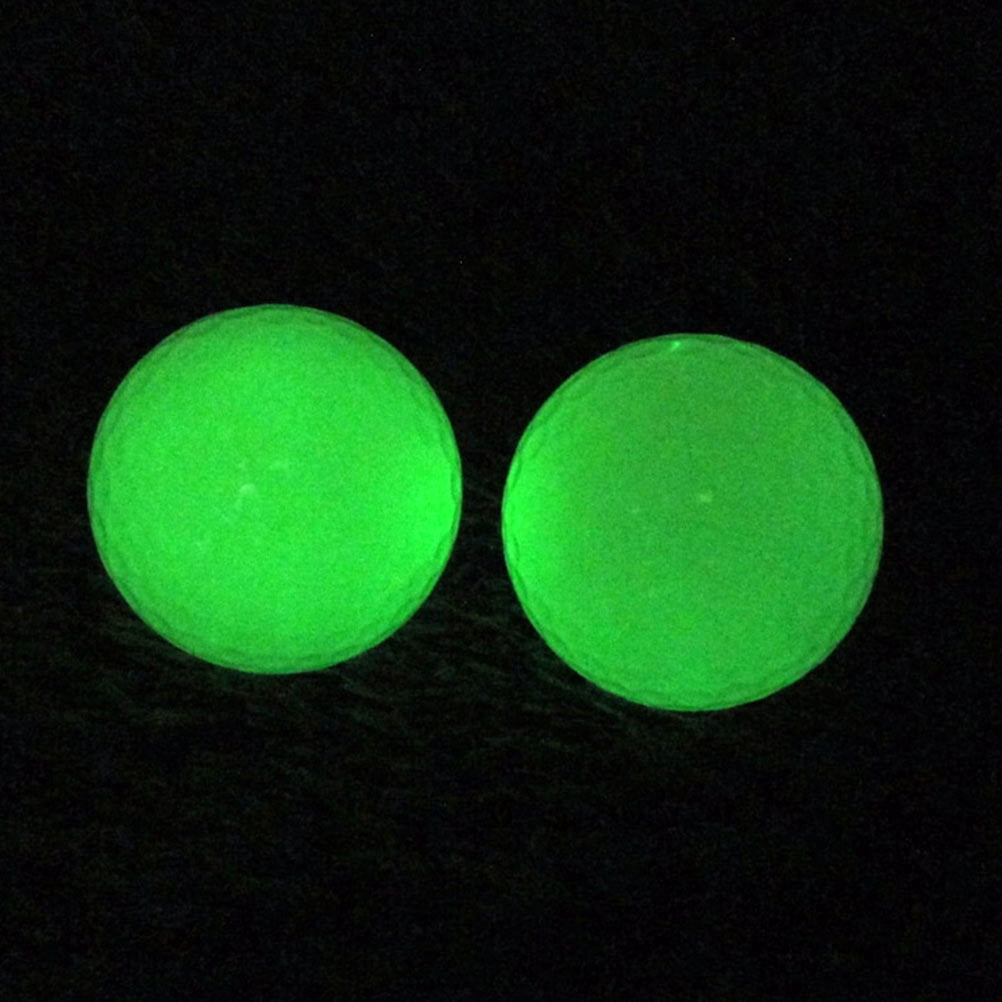 Worgeous Durable Fluorescent Golf Balls for Playing Automatic Light Absorbing Night Green 6pcs