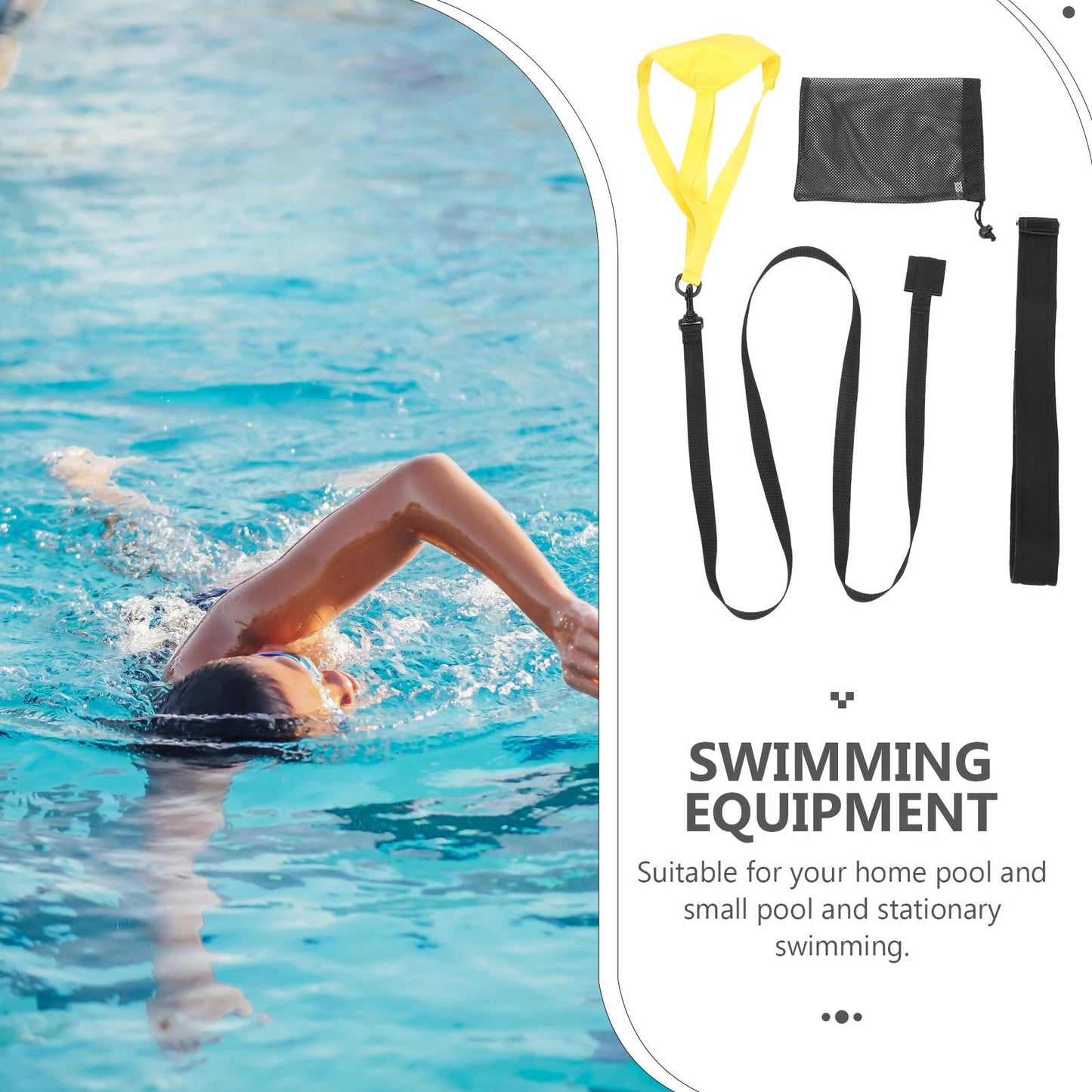 SWETRACE Swimming Accessory Parachute Shape Adults Home Pool 1 Set