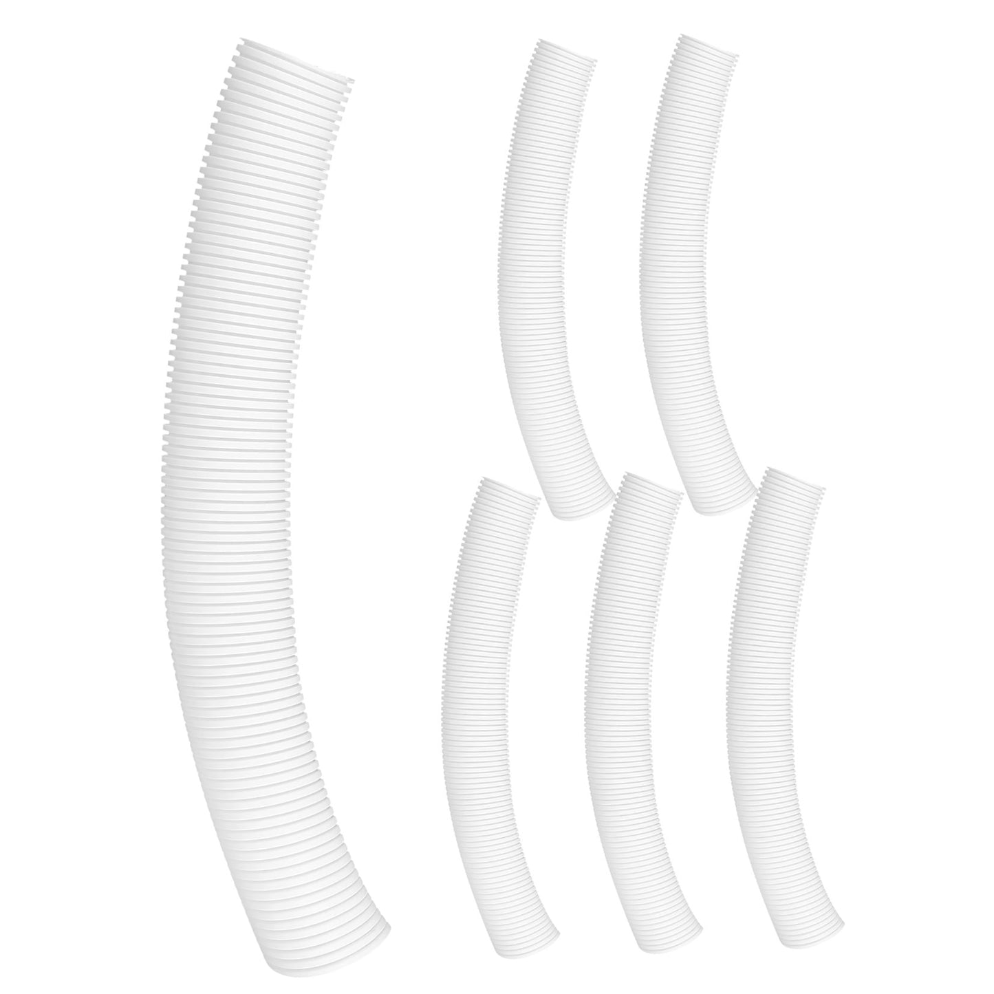 SWETRACE Tree Protect Tree Trunk Protector Guard White PP Material 6Pcs 15.7X2.0X2.0In