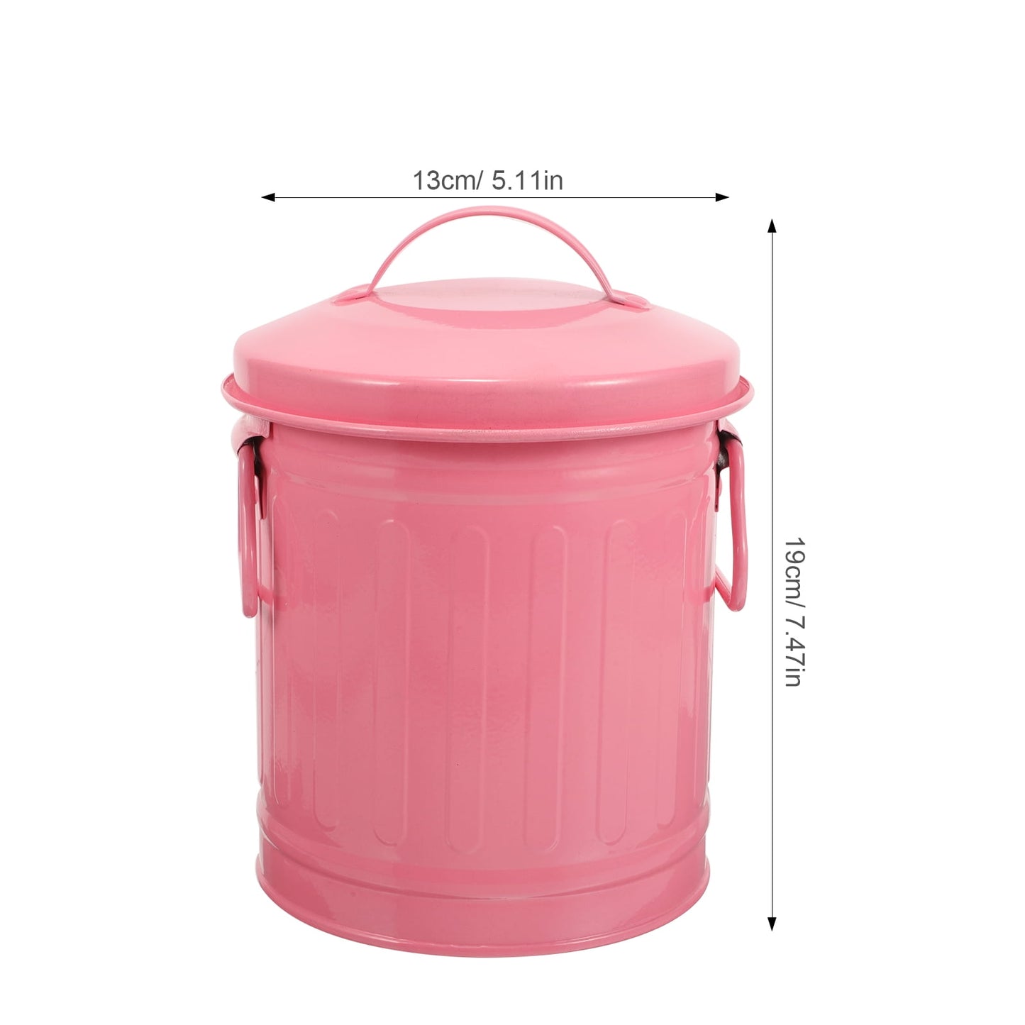 SWETRACE Small Trash Bin With Lid Pink 1Pcs