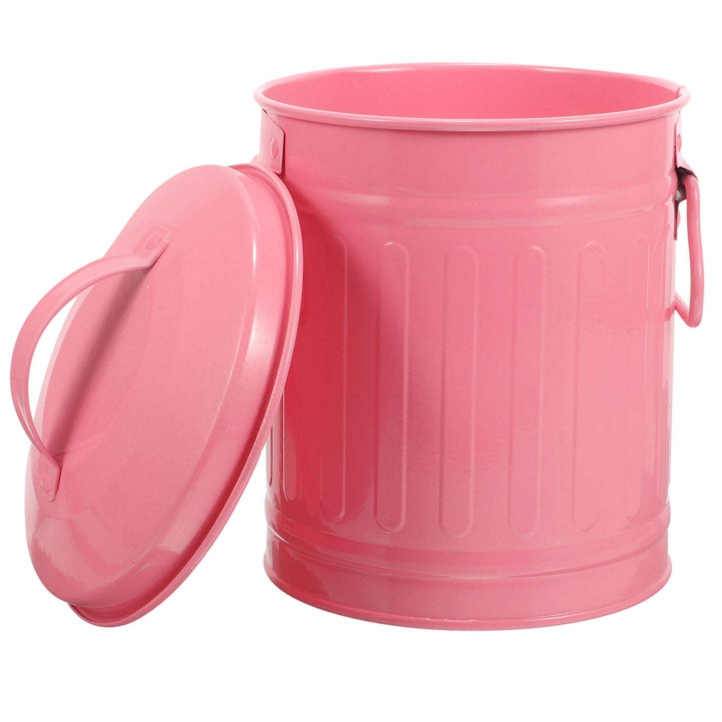 SWETRACE Small Trash Bin With Lid Pink 1Pcs