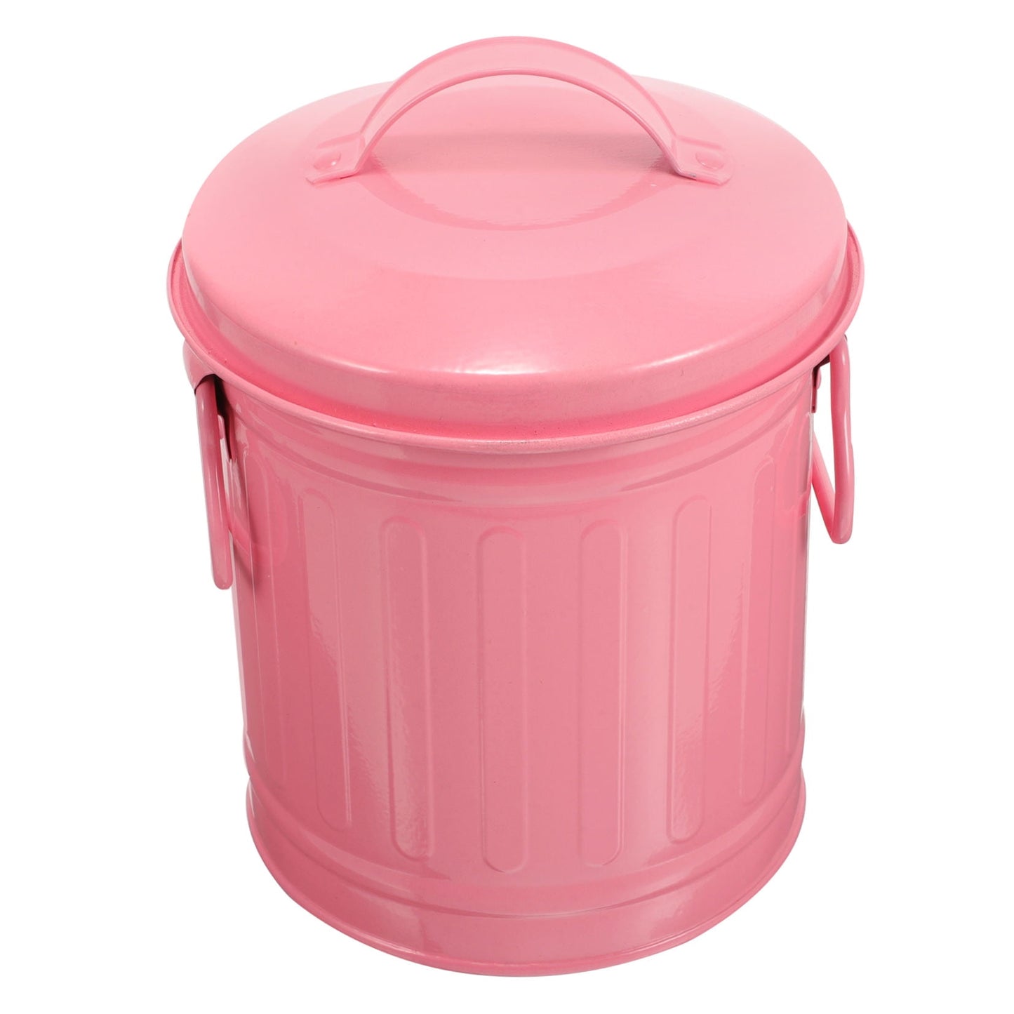 SWETRACE Small Trash Bin With Lid Pink 1Pcs