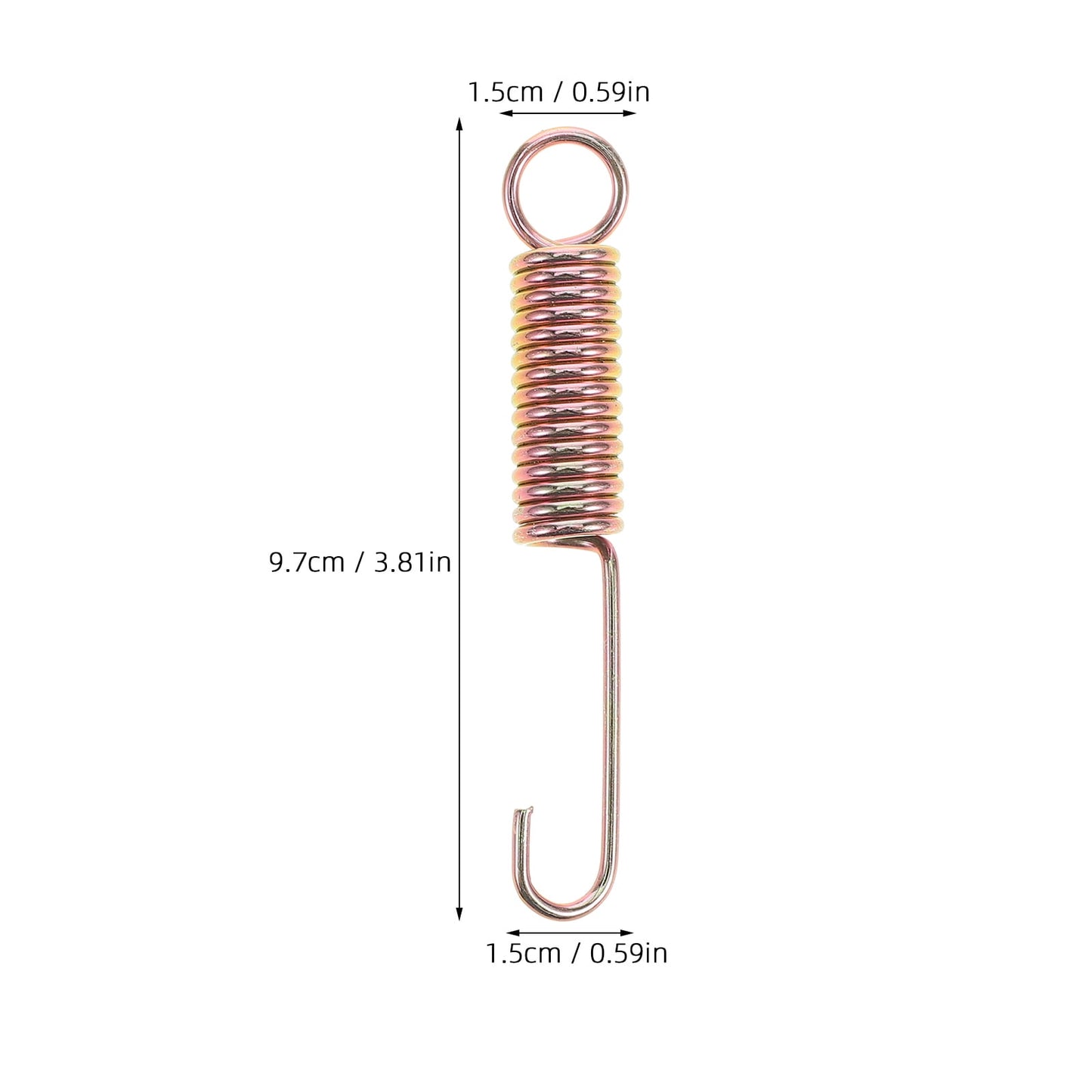 Worgeous Tension Spring Replacement Adjustable Minibike Kickstand Golden