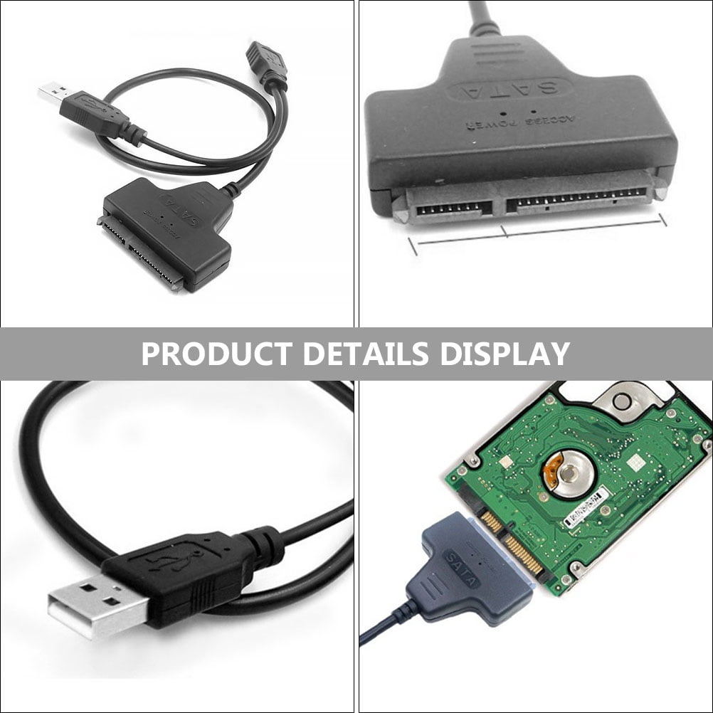 SWETRACE USB Data Cable to USB Easy Drive Cable Black 1Pack