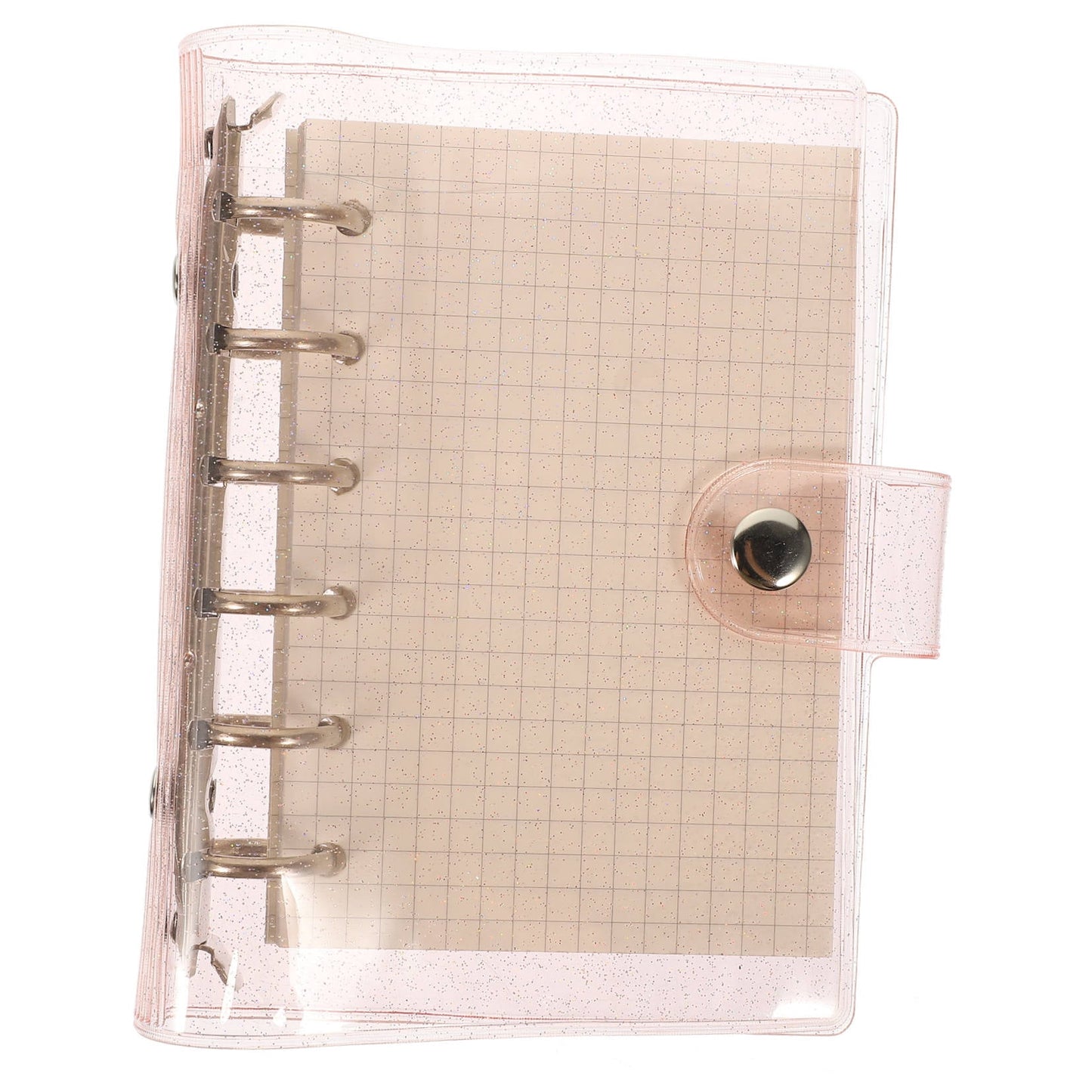 Worgeous Pink Small Notepad with PVC Material for Office Use Lightweight Compact Size 4.5 x 3 Inches