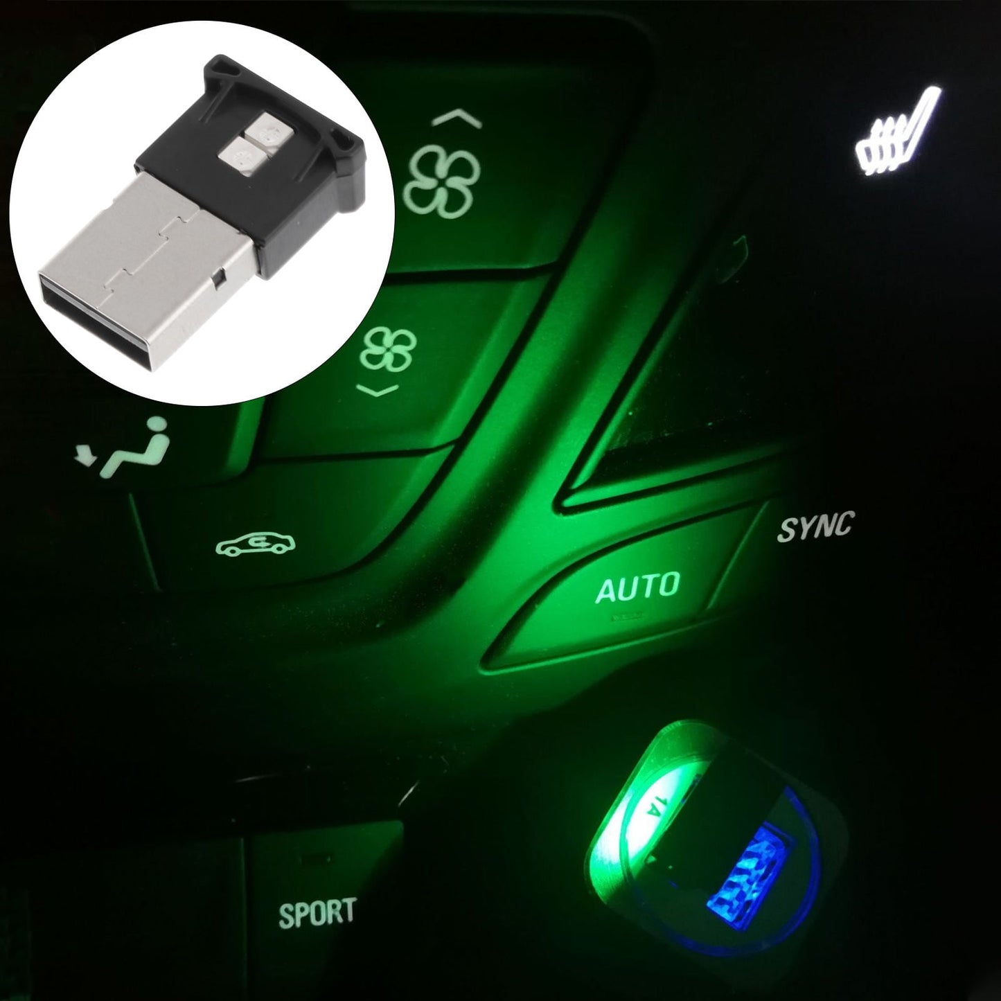 Masteelf 2Pcs Usb Atmosphere Light for Indoor Use and Ambient Lighting