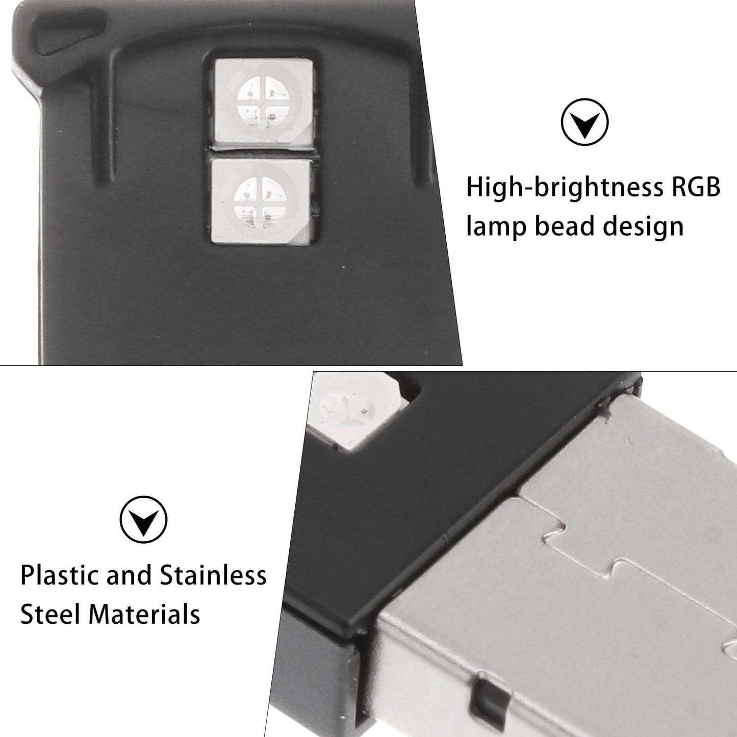 Masteelf 2Pcs Usb Atmosphere Light for Indoor Use and Ambient Lighting