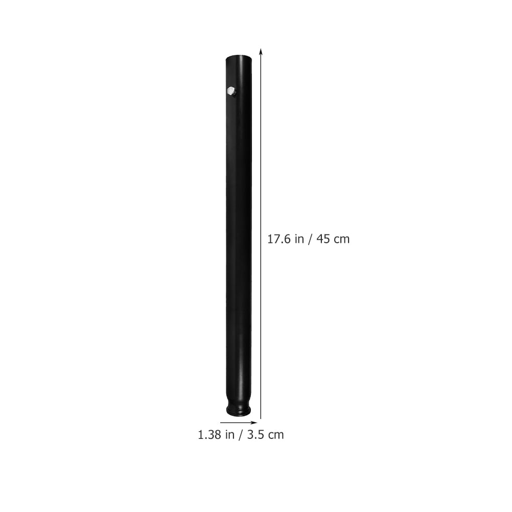 Worgeous Hydraulic Jack Handle Replacement for Car Repair with Steel and Rubber Material Black 2 pcs